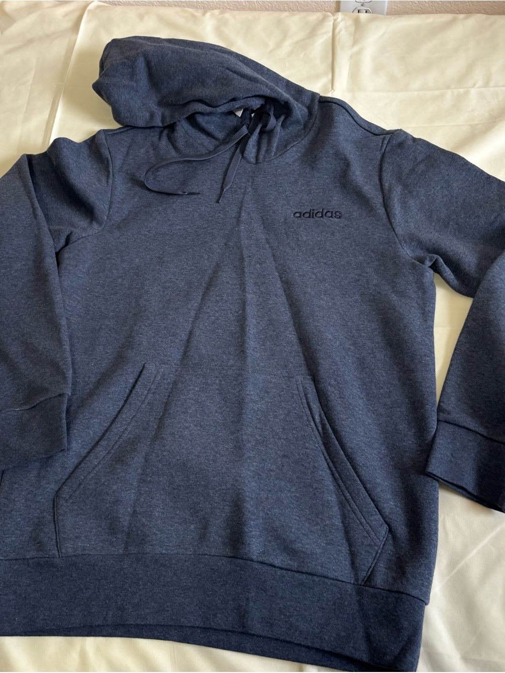 adidas Men's Dark Gray Pullover Hoodie